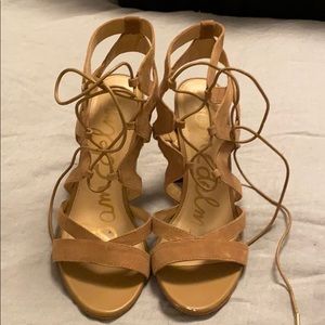 Sam Edelman Yardley Lace Up Sandal Heel